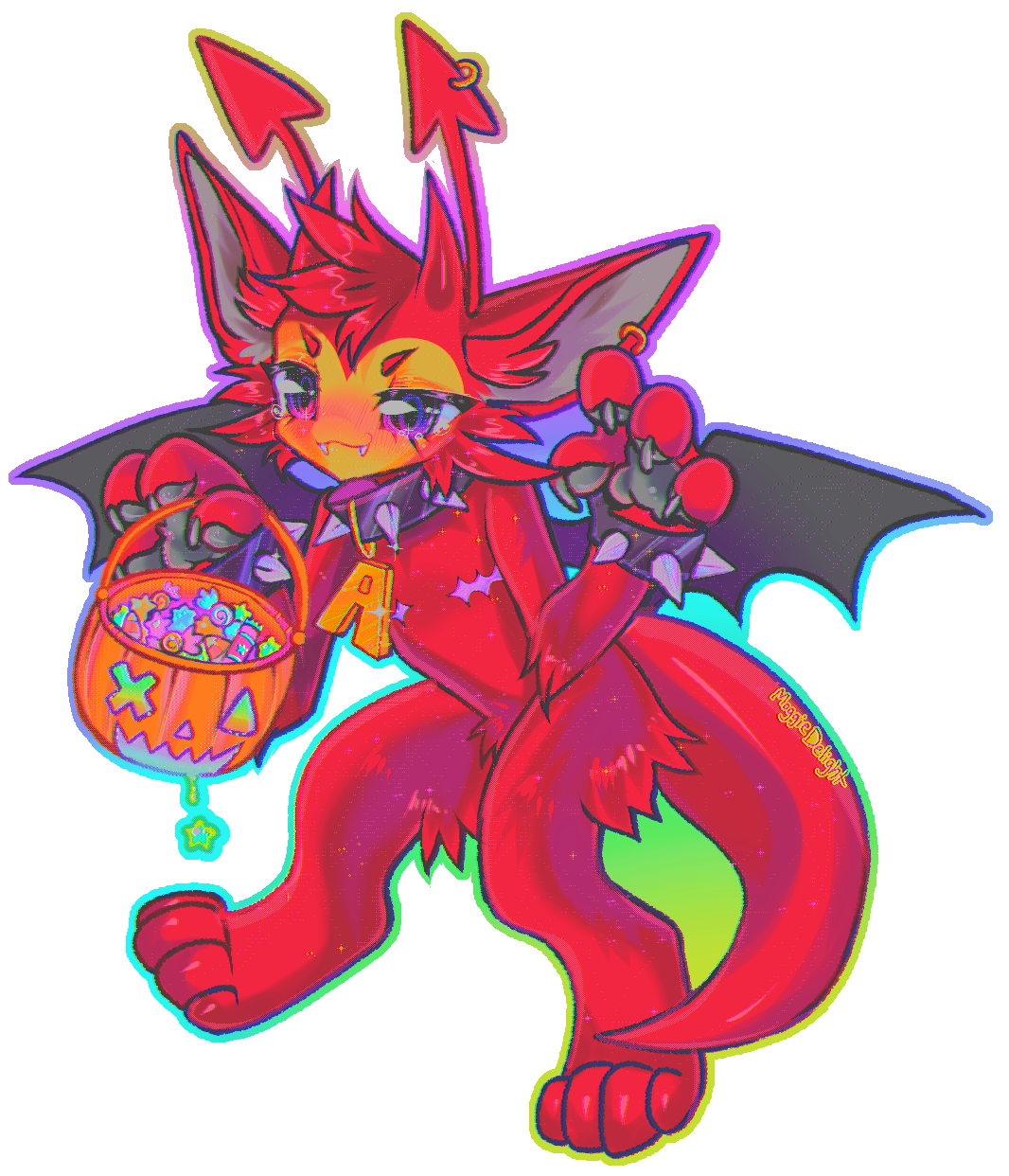 Art by @maimedwolf.bsky.social