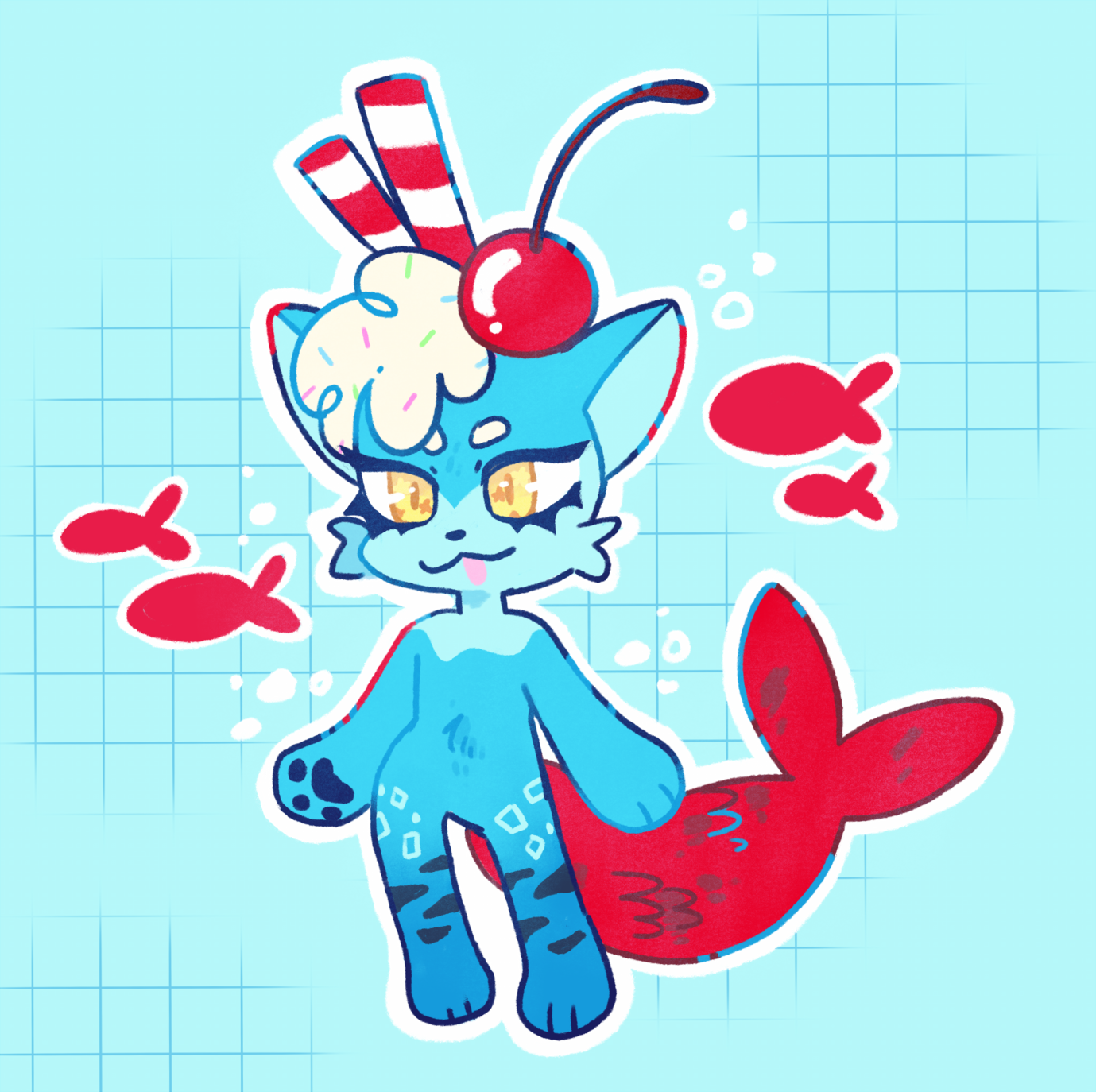 Art by @pinkanberry.bsky.social